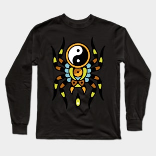 Spider yinyang Long Sleeve T-Shirt